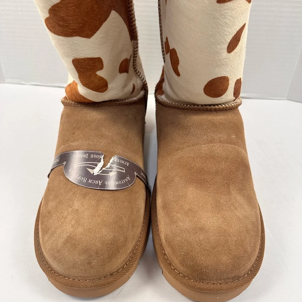 Superlamb Turano Cow Hair Boots Sz 10‎
